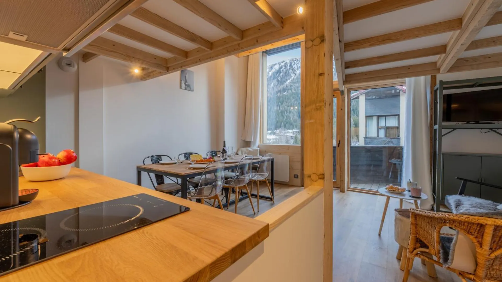 Duplex View Mont-Blanc For 6 - Happy Rentals Chamonix 0*,