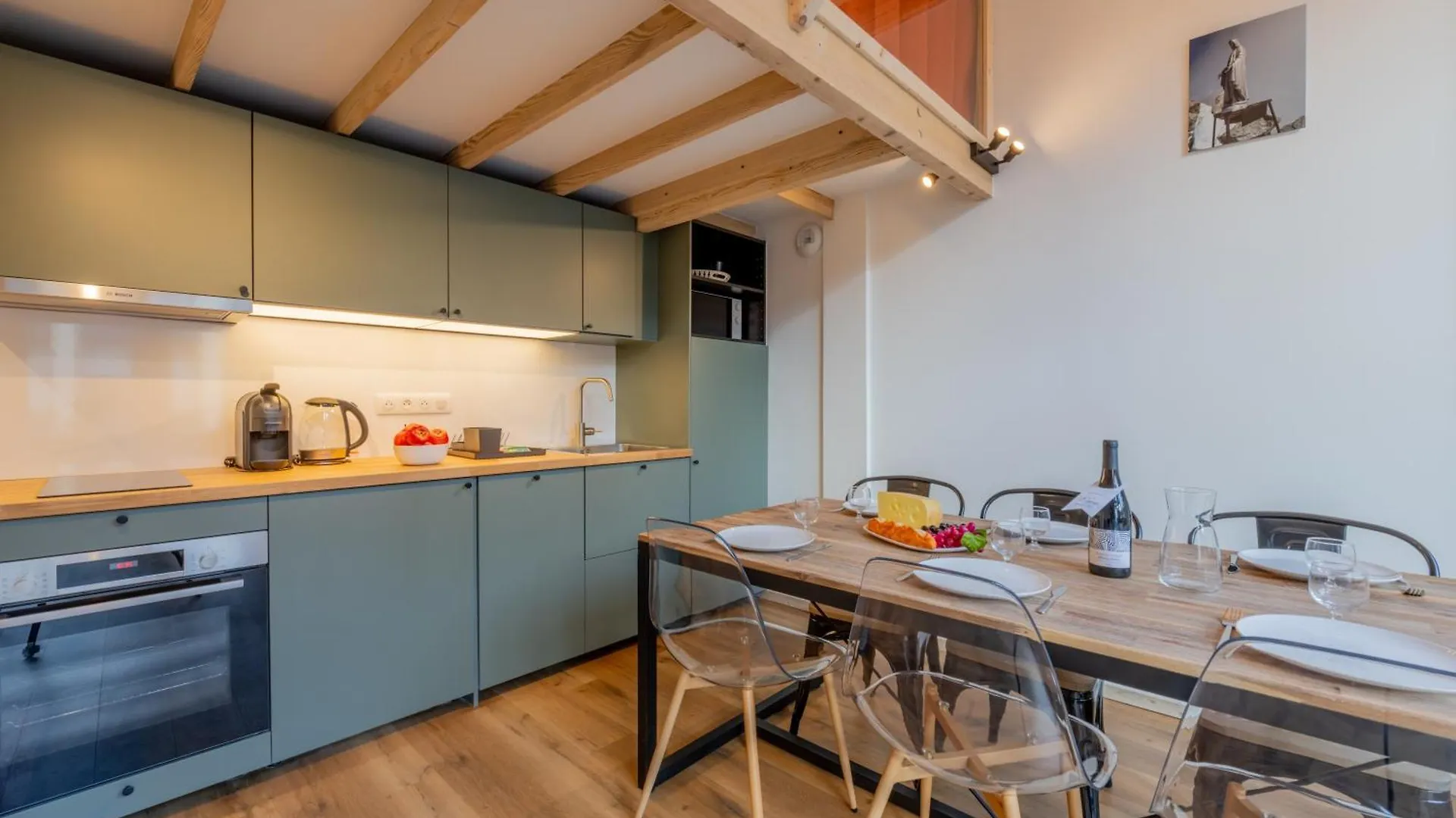 Apartment Duplex View Mont-Blanc For 6 - Happy Rentals Chamonix